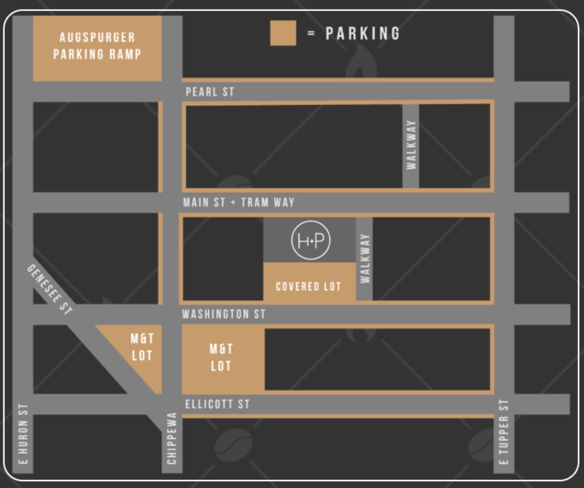 Parking at Hearth + Press is easy