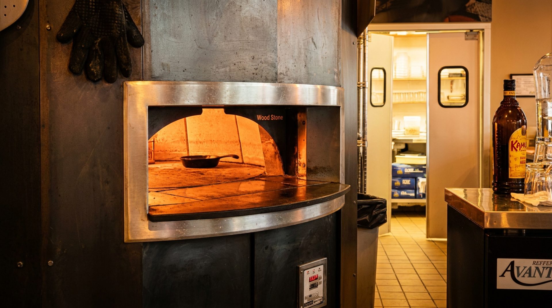 The hearth at 1,000 degrees